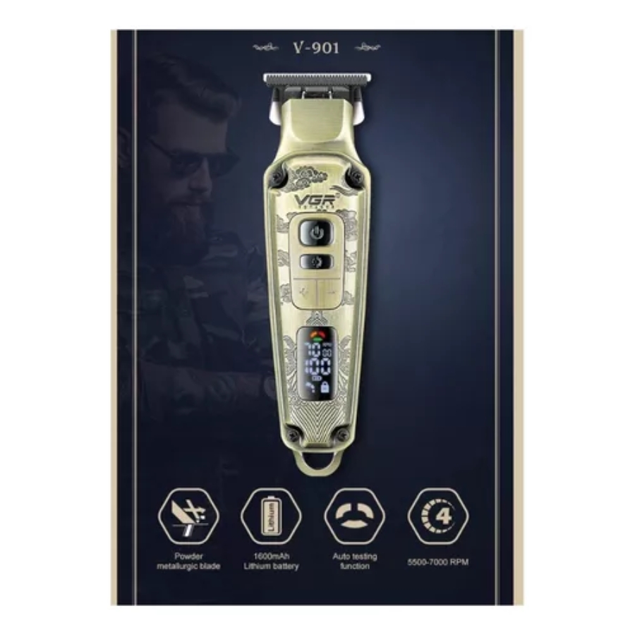 Maquina Patillera Corte De Pelo Vgr 901